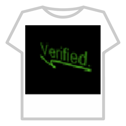 Verified shirt